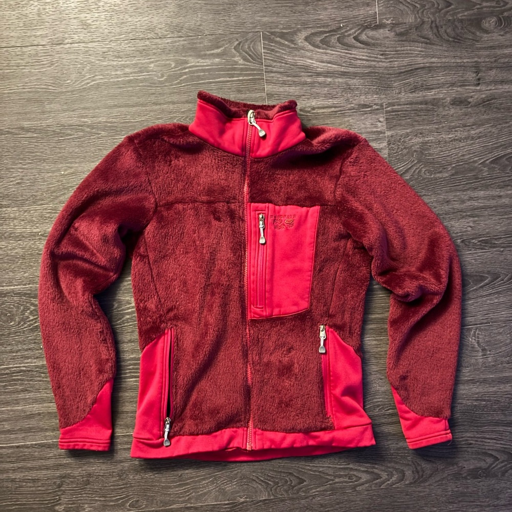 Mountain Hardwear Womens Monkey Man Jacket Fleece Deep Pile Full Zip